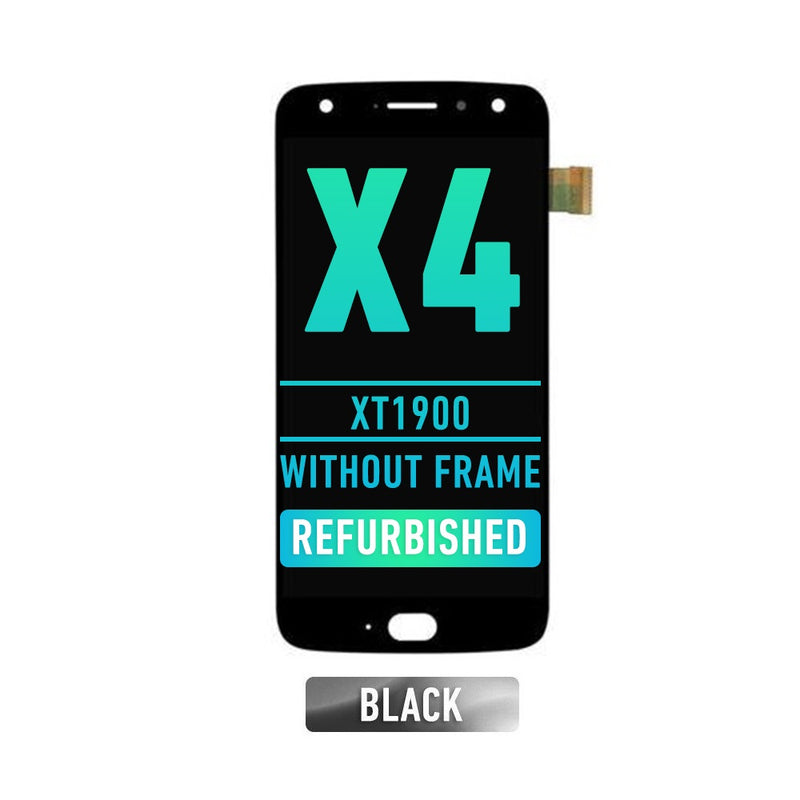 Motorola Moto X4 (XT1900) LCD Screen Assembly Replacement Without Frame (Refurbished) (Black)