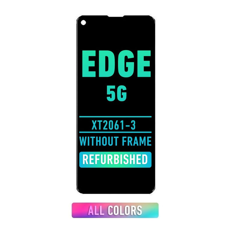 Motorola Moto (Edge 5G XT2063) / ( Edge Plus XT2061-3) LCD Assembly Without Frame (Refurbished)