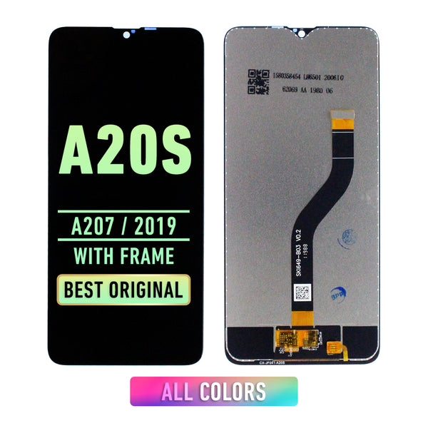 Samsung Galaxy A20s (A207 / 2019) OLED Screen Assembly Replacement Without Frame (Refurbished) (All Colors)