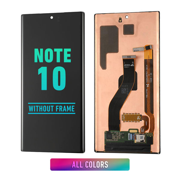 Samsung Galaxy Note 10 OLED Screen Assembly Replacement Without Frame (Refurbished) (All Colors)