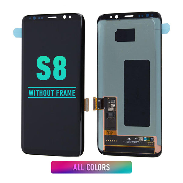 Samsung Galaxy S8 OLED Screen Assembly Replacement Without Frame (Refurbished) (All Colors)