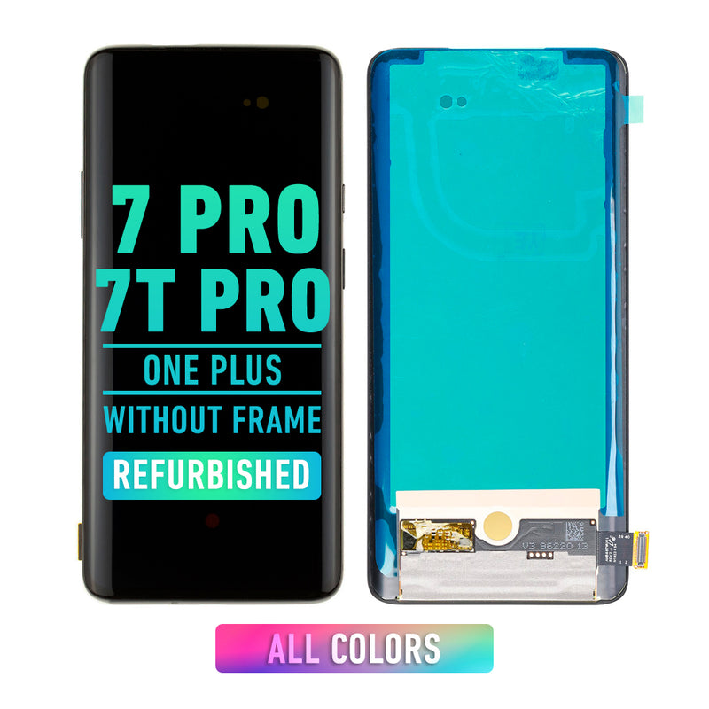 OnePlus 7 Pro / 7T Pro OLED Screen Assembly Replacement Without Frame (Refurbished) (All Colors)