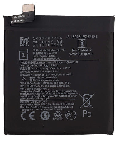 OnePlus 7 Pro Battery Replacement High Capacity (BLP699)