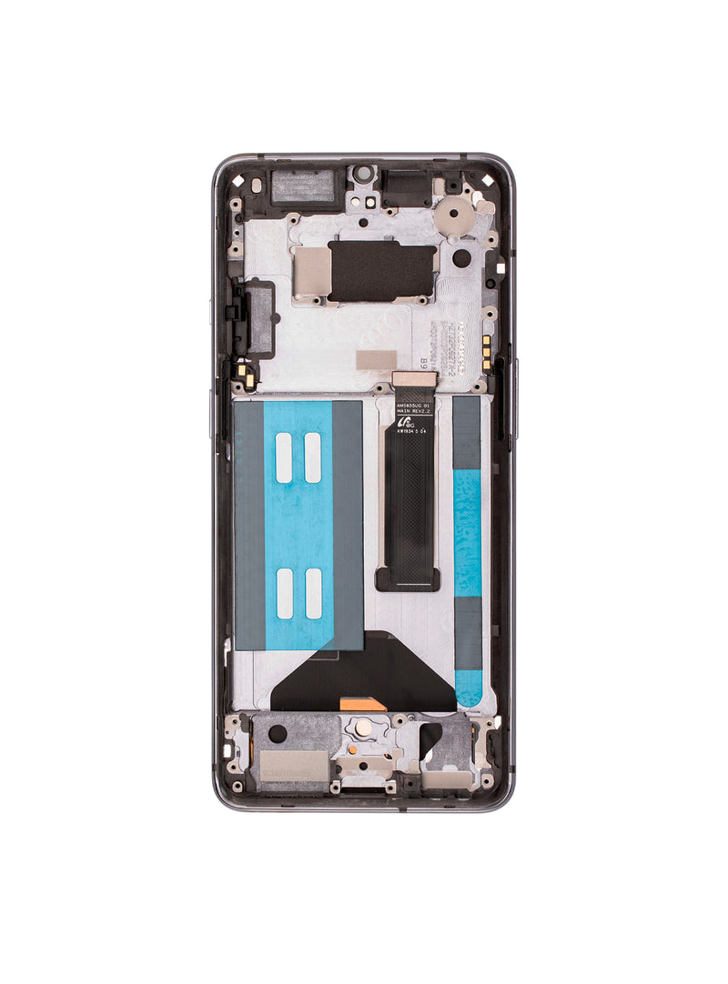 OnePlus 7T OLED Screen Assembly Replacement With Frame (OLED PLUS) (Frosted Silver)