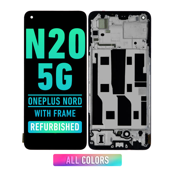 OnePlus Nord N20 5G OLED Screen Assembly Replacement With Frame (Refurbished) (All Colors)