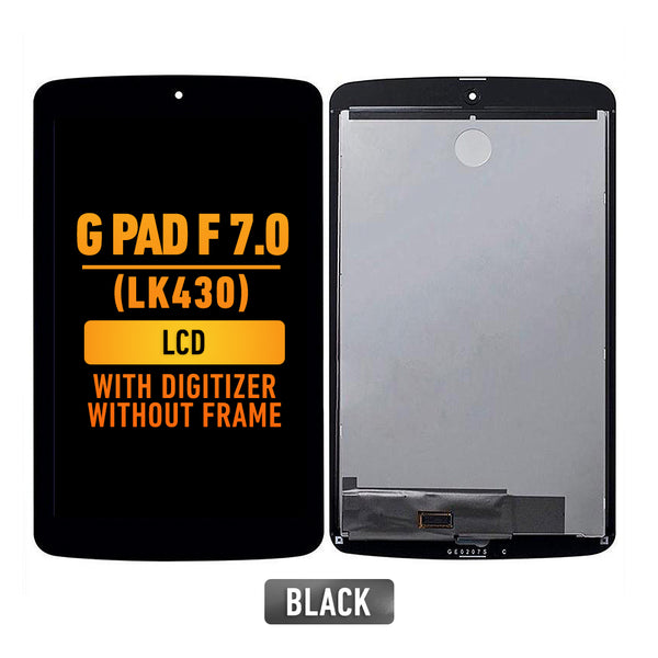 LG G Pad F 7.0 (LK430) LCD Screen Assembly Replacement With Digitizer Without Frame (Black)