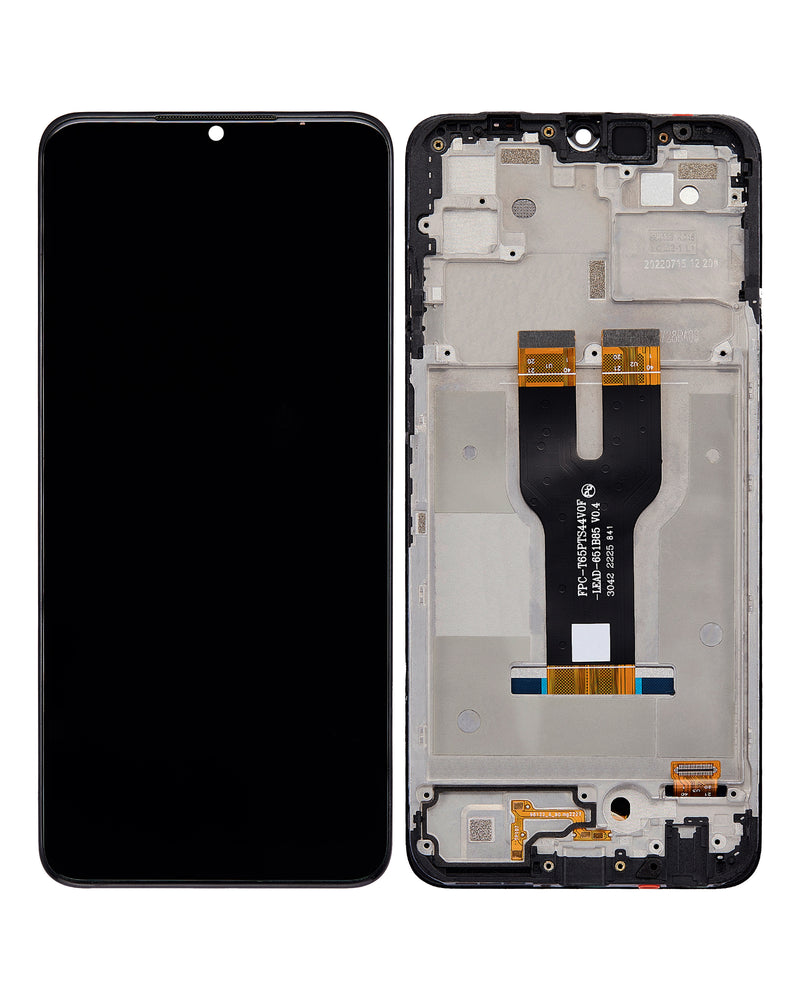 T-Mobile Revvl 6 LCD Screen Assembly Replacement With Frame (Refurbished) (All Colors)