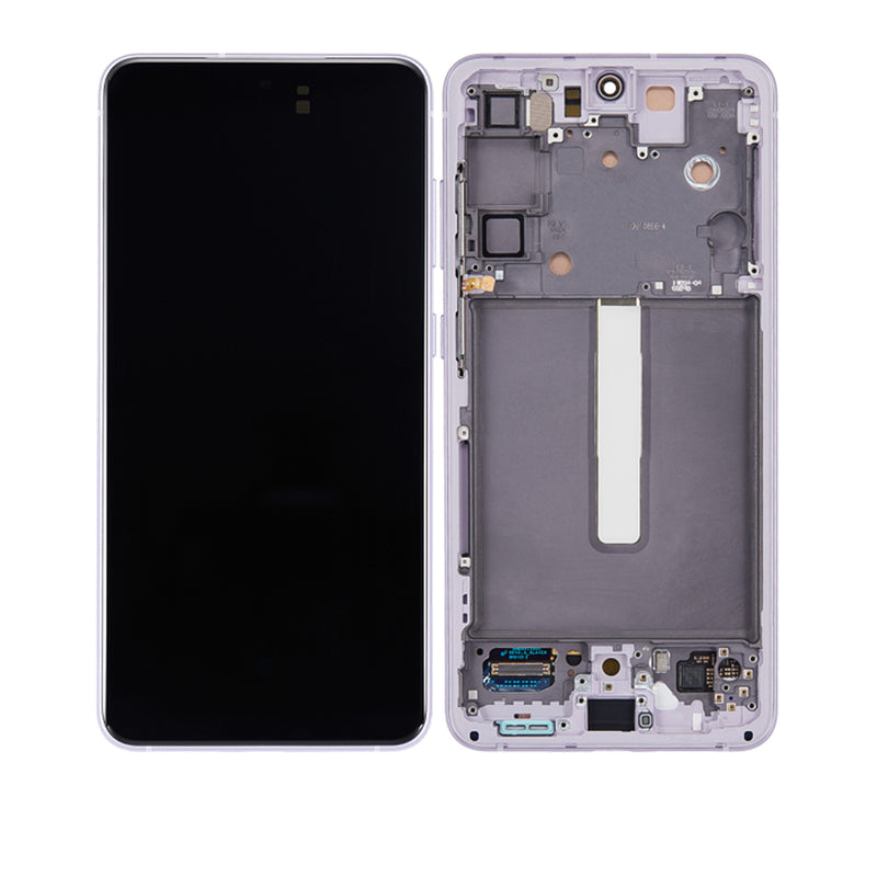Samsung Galaxy S21 FE 5G OLED Screen Assembly Replacement With Frame (G990U) (NORTH AMERICA VERSION) (Refurbished) (Lavender)