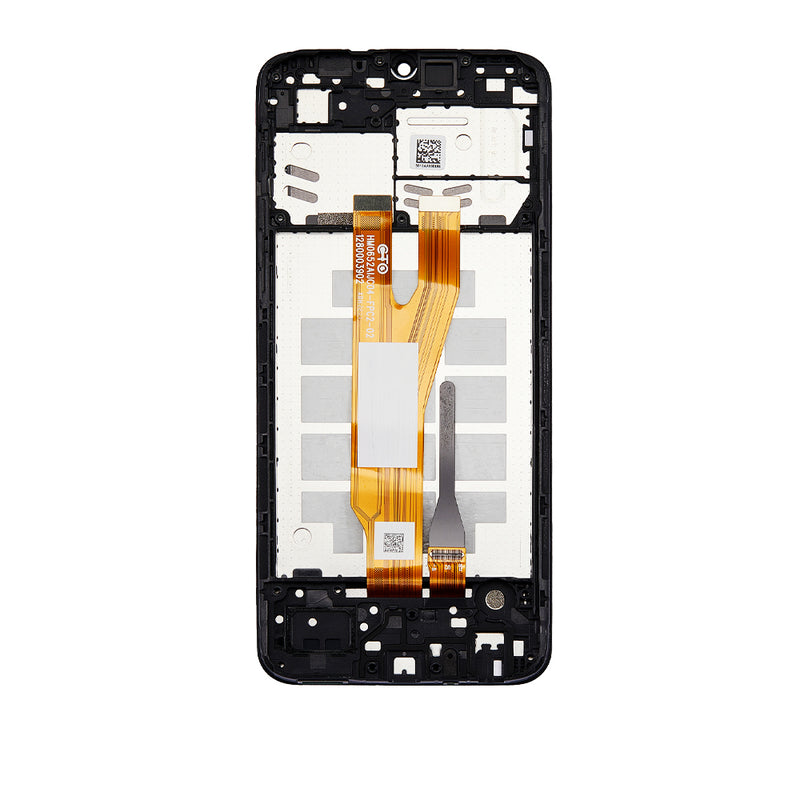 Samsung Galaxy A03 Core (A032 / 2021) LCD Screen Assembly Replacement With Frame (Refurbished) (Black)