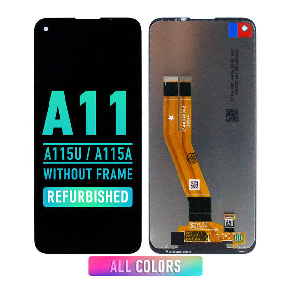 Samsung Galaxy A11 (A115U / A115A 2020) LCD Screen Assembly Replacement Without Frame (159.5) (US Version) (Refurbished)