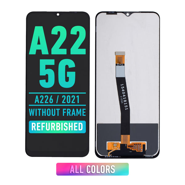 Samsung Galaxy A22 5G (A226 / 2021) OLED Screen Assembly Replacement Without Frame (Refurbished) (All Colors)