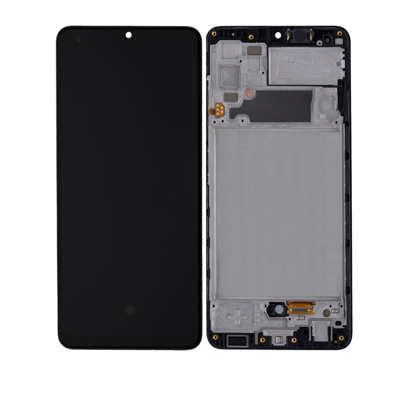 Samsung Galaxy A32 (A325 / 2021) OLED Screen Assembly Replacement With Frame (OLED PLUS) (Awesome Black)