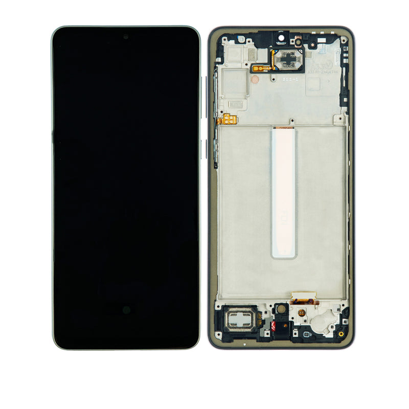 Samsung Galaxy A33 5G (A336 / 2022) OLED Screen Assembly Replacement With Frame (Refurbished) (White)