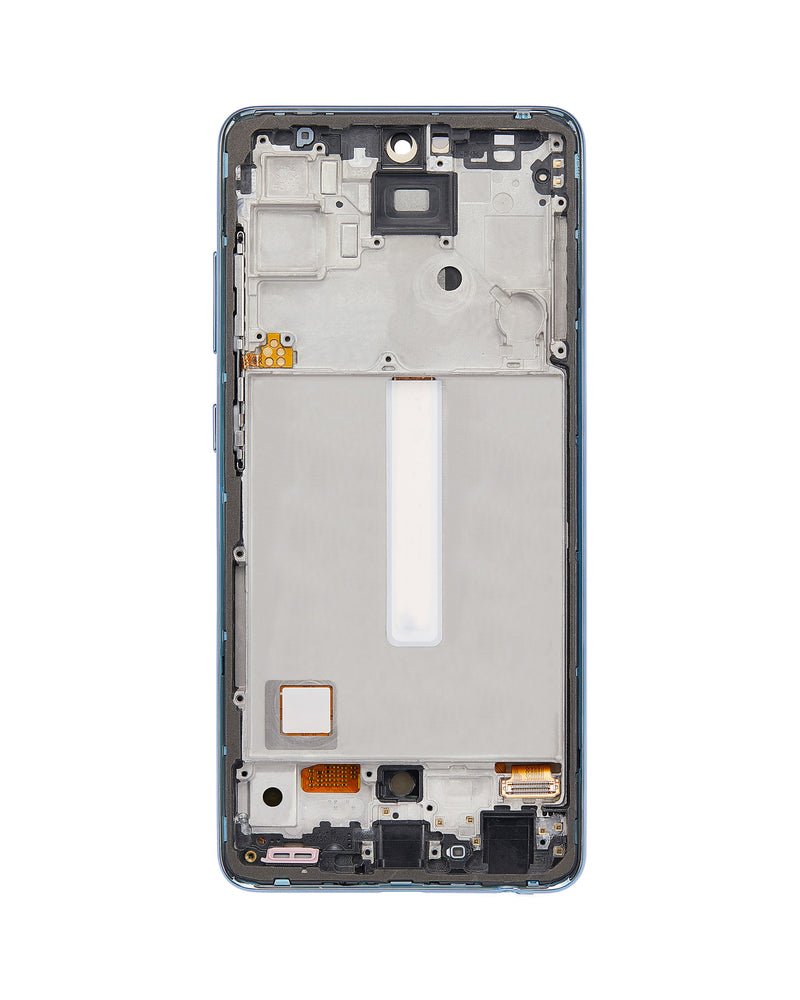 Samsung Galaxy A52 4G (A525 / 2021) OLED Screen Assembly Replacement With Frame (OLED PLUS) (Awesome Blue)
