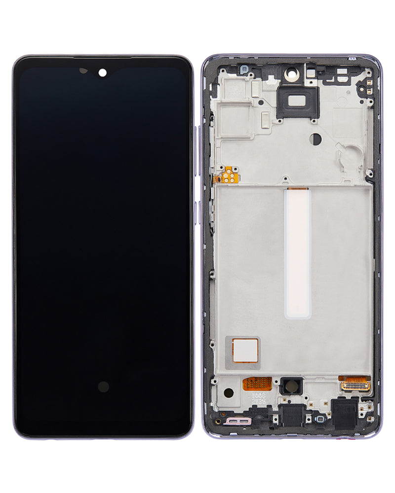 Samsung Galaxy A52 4G (A525 / 2021) OLED Screen Assembly Replacement With Frame (OLED PLUS) (Awesome Violet)