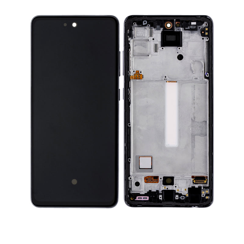 Samsung Galaxy A52 5G (A526 / 2021) / A52S (A528 / 2021) LCD Screen Assembly Replacement With Frame (Aftermarket Incell) (Awesome Black)