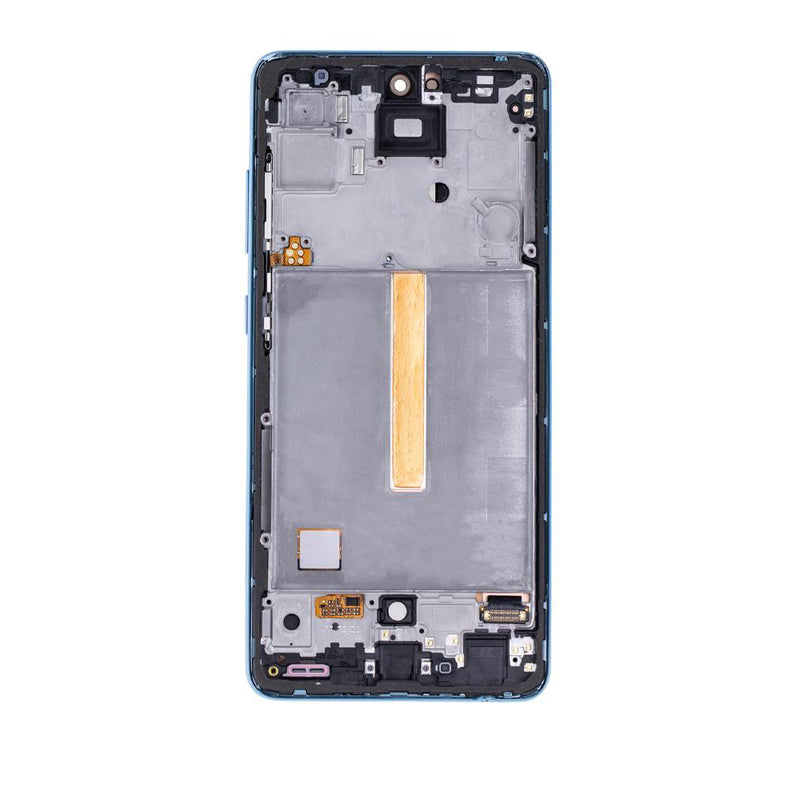 Samsung Galaxy A52 4G (A525 / 2021) / A52 5G (A526 / 2021) / A52s 5G (A528 / 2021) OLED Screen Assembly Replacement With Frame (Refurbished) (Awesome Blue)
