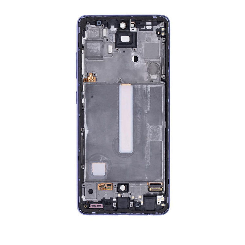 Samsung Galaxy A52 4G (A525 / 2021) / A52 5G (A526 / 2021) / A52s 5G (A528 / 2021) OLED Screen Assembly Replacement With Frame (Refurbished) (Awesome Violet)