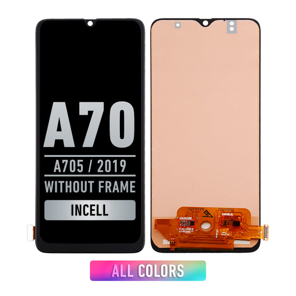 Samsung Galaxy A70 (A705 / 2019) LCD Screen Assembly Replacement Without Frame (Aftermarket Incell) (All Colors)