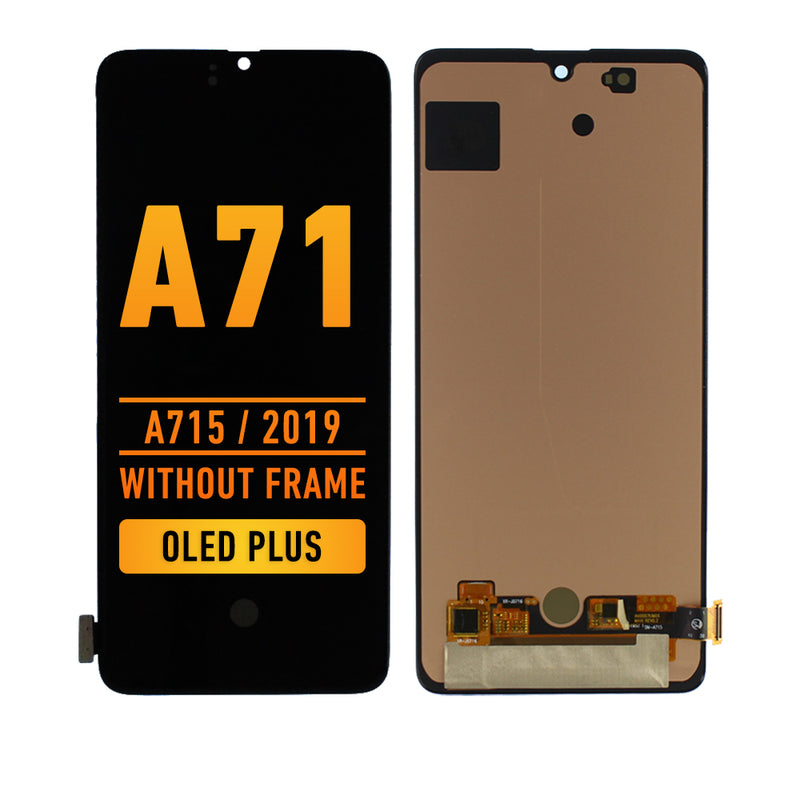Samsung Galaxy A71 (A715 / 2019) OLED Screen Assembly Replacement Without Frame (OLED PLUS) (All Colors)