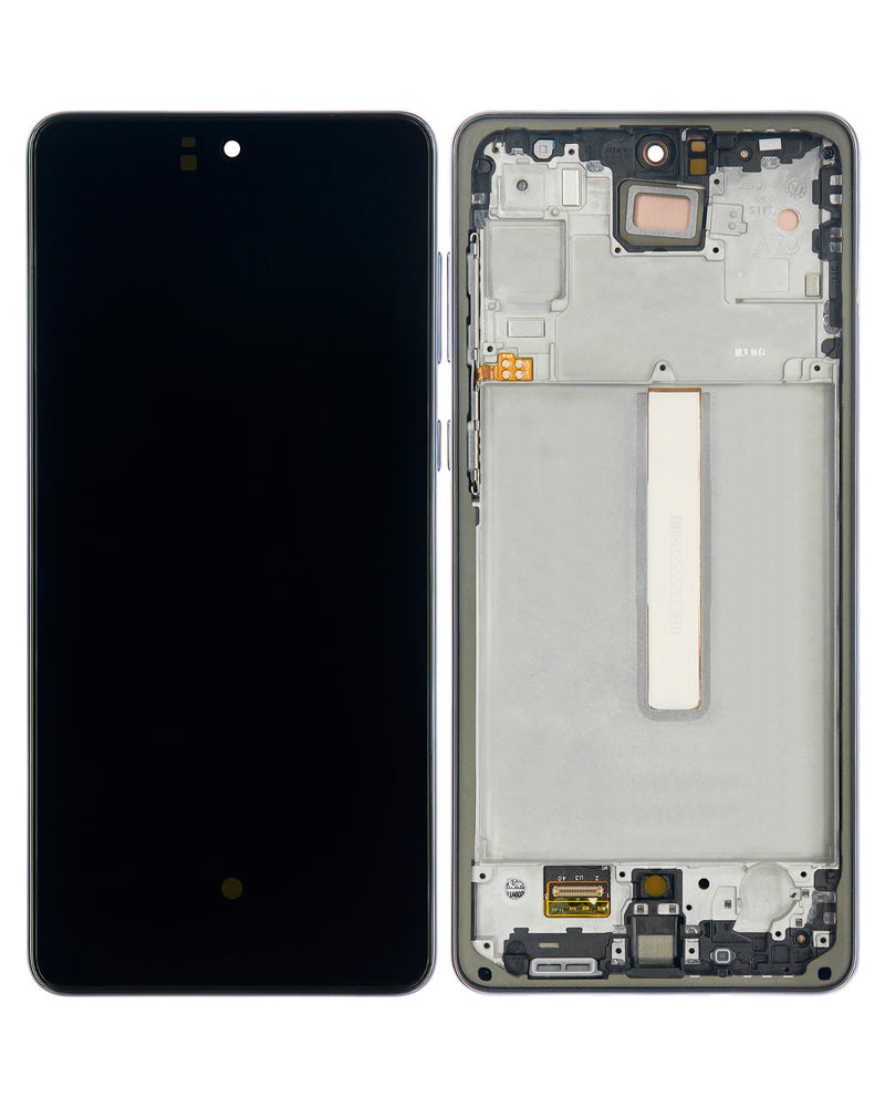 Samsung Galaxy A73 5G (A735 / 2022) OLED Screen Assembly Replacement With Frame (Refurbished) (Gray)
