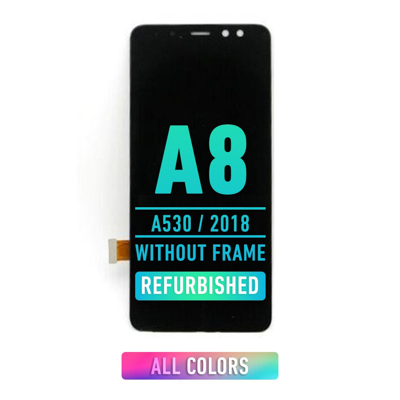 Samsung Galaxy A8 (A530 / 2018) OLED Screen Assembly Replacement Without Frame (Refurbished) (All Colors)