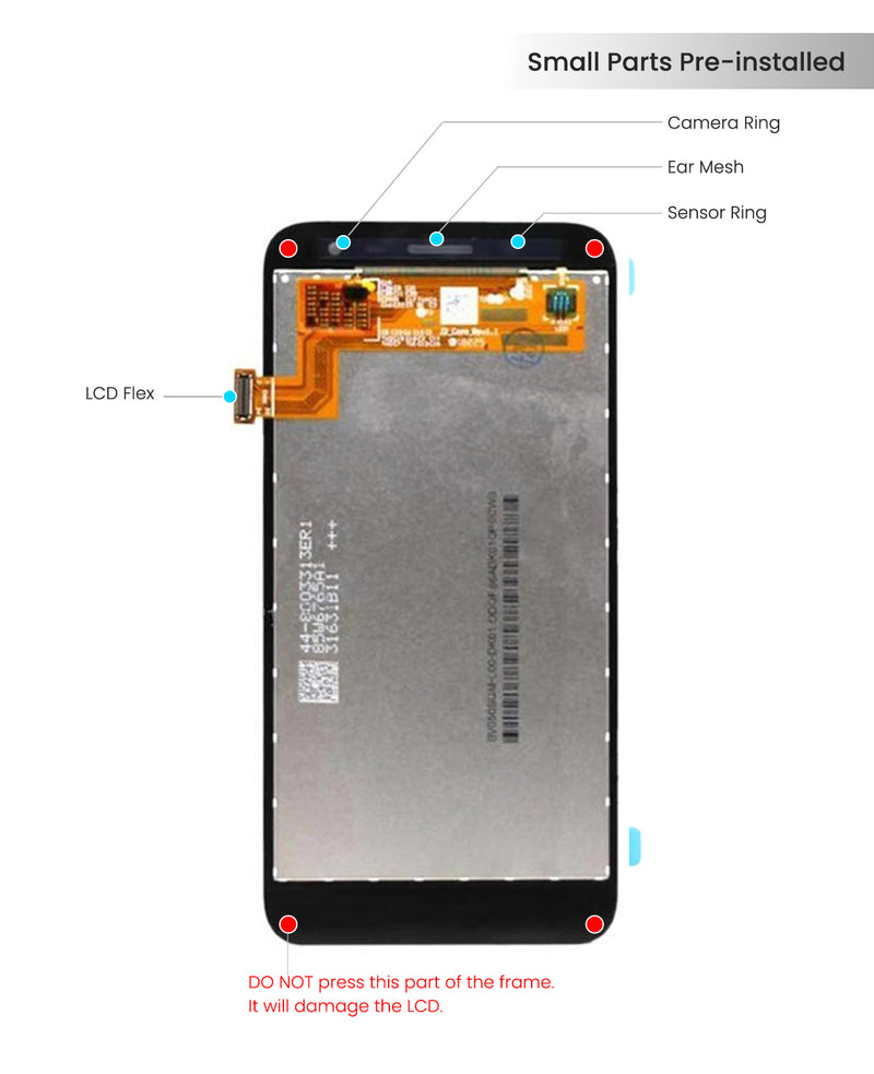 Samsung Galaxy J2 Core (J260 / 2020) LCD Screen Assembly Replacement Without Frame (Refurbished) (All Colors)