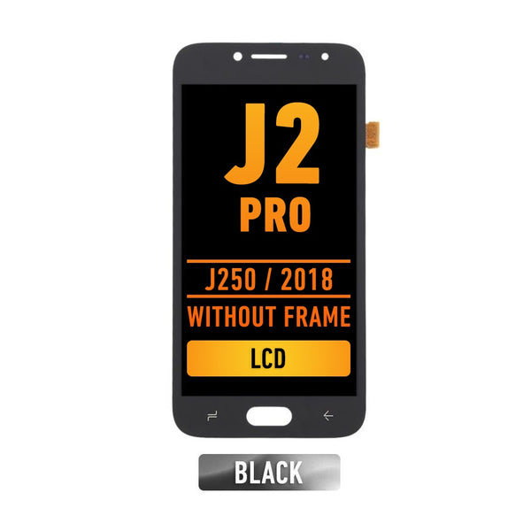 Samsung Galaxy J2 Pro (J250 / 2018) OLED Screen Assembly Replacement Without Frame (Premium) (Black)