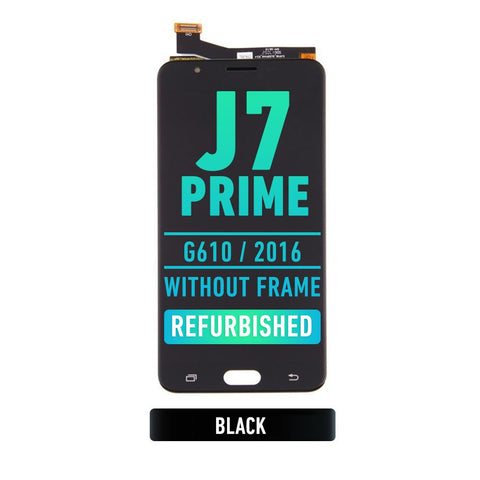 Samsung Galaxy J7 Prime (G610 / 2016) / ON 7 (G600) LCD Screen Assembly Replacement Without Frame (Refurbished) (Black)