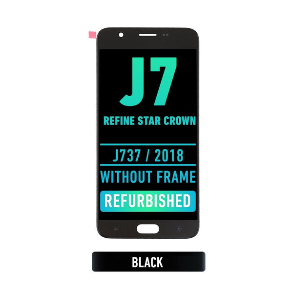 Samsung Galaxy J7 Refine / Star / Crown (J737 / 2018) LCD Screen Assembly Replacement Without Frame (Refurbished) (Black)