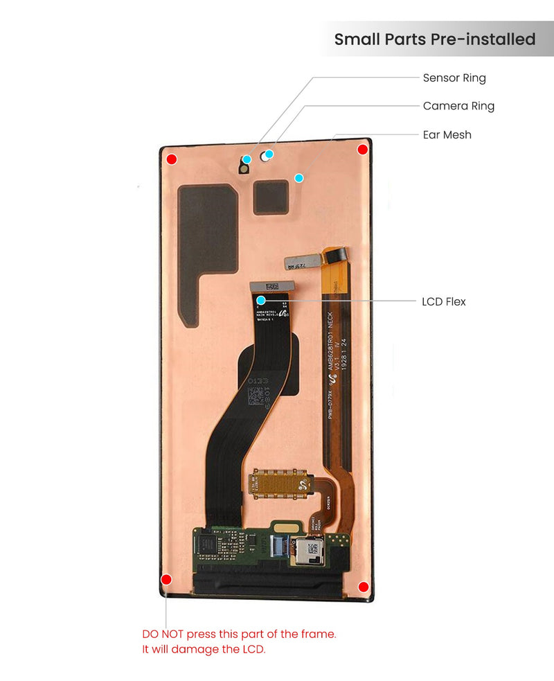 Samsung Galaxy Note 10 OLED Screen Assembly Replacement Without Frame (Refurbished) (All Colors)