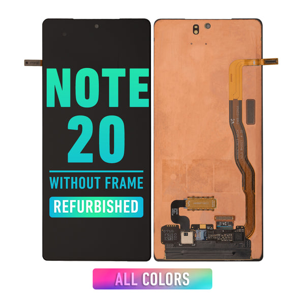 Samsung Galaxy Note 20 OLED Screen Assembly Replacement Without Frame (Refurbished) (All Colors)