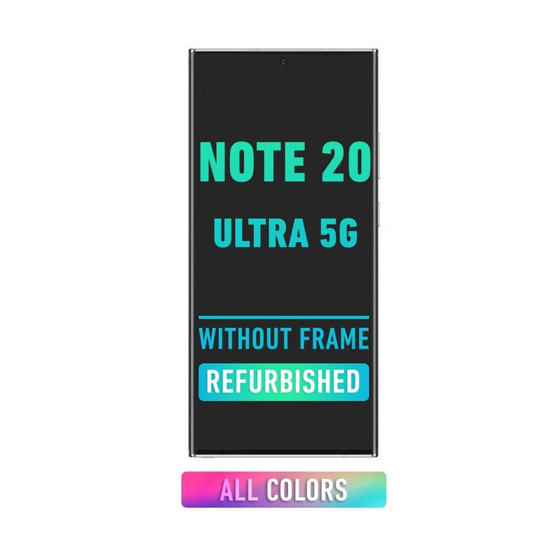 Samsung Galaxy Note 20 Ultra 5G OLED Screen Assembly Replacement Without Frame (Refurbished) (All Colors)