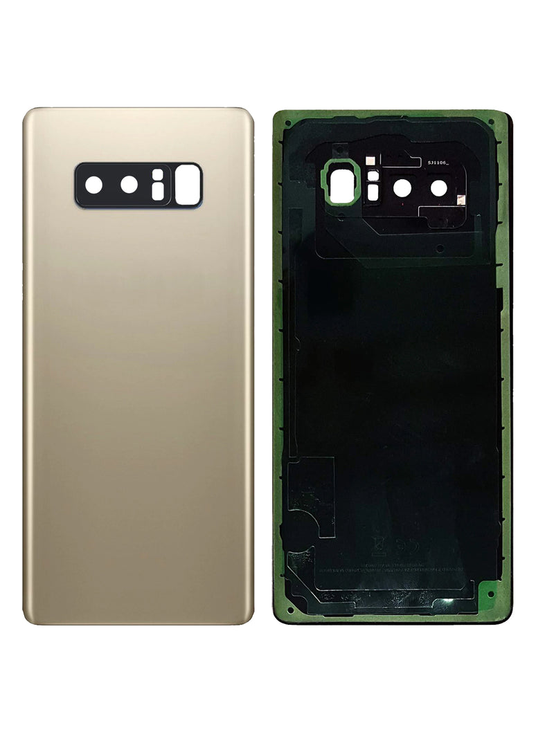 Samsung Galaxy Note 8 Back Glass Cover Replacement With Camera Lens (All Colors)