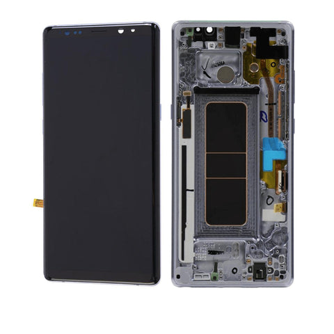 Samsung Galaxy Note 8 OLED Screen Assembly Replacement With Frame (OLED PLUS) (Cloud Silver)