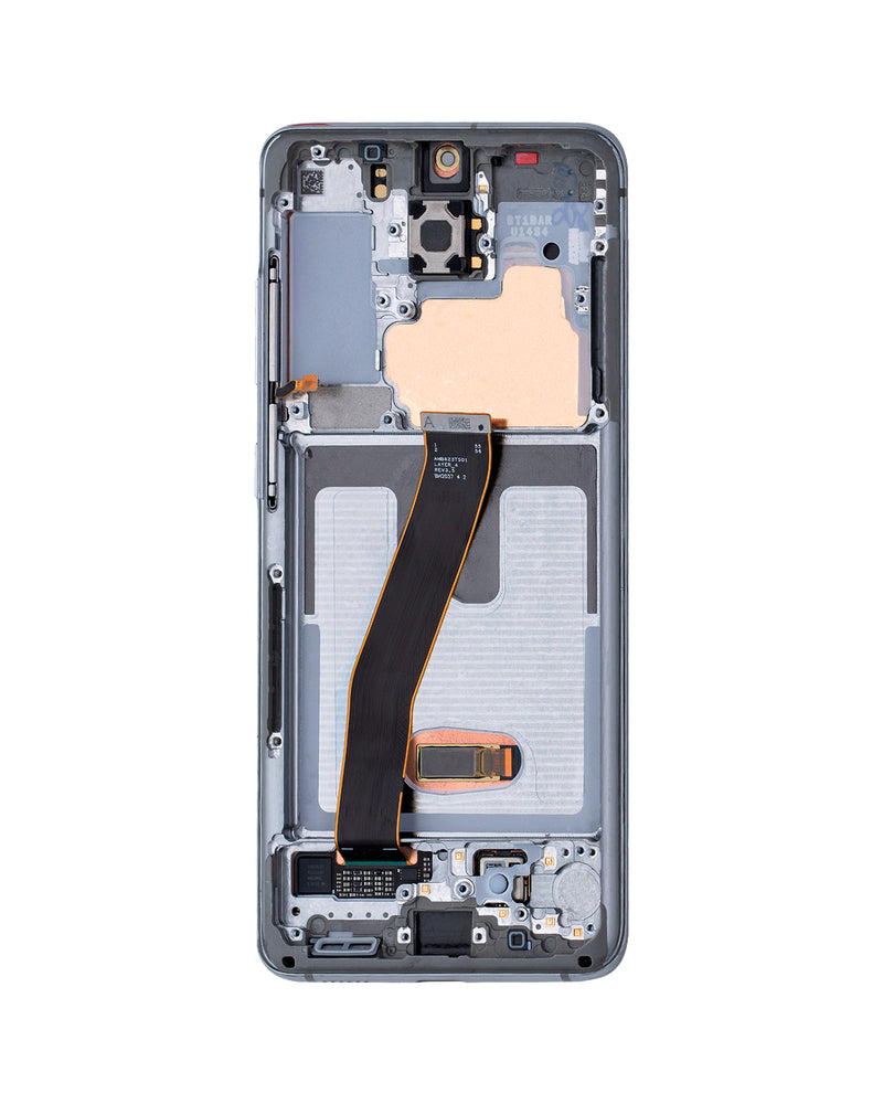 Samsung Galaxy S20 5G OLED Screen Assembly Replacement With Frame (Compatible Only For Verizon 5G UW Model) (Refurbished) (Cloud White)