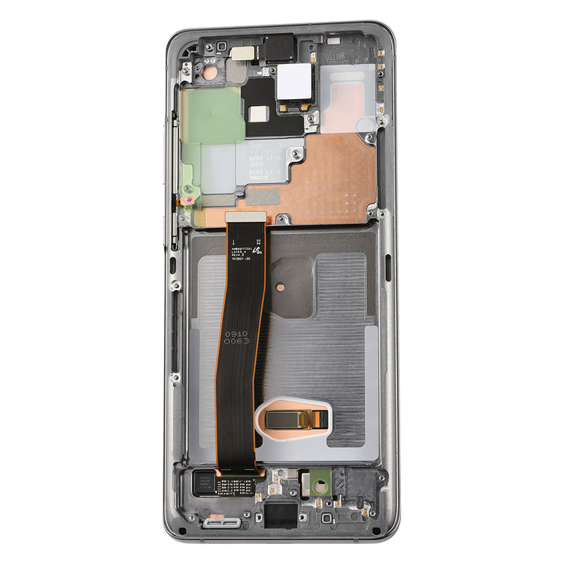 Samsung Galaxy S20 5G OLED Screen Assembly Replacement With Frame (Compatible For All Carriers Except Verizon 5G UW Model) (Refurbished) (Cosmic Gray)