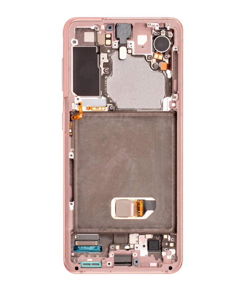 Samsung Galaxy S21 5G OLED Screen Assembly Replacement With Frame (Refurbished) (Phantom Pink)