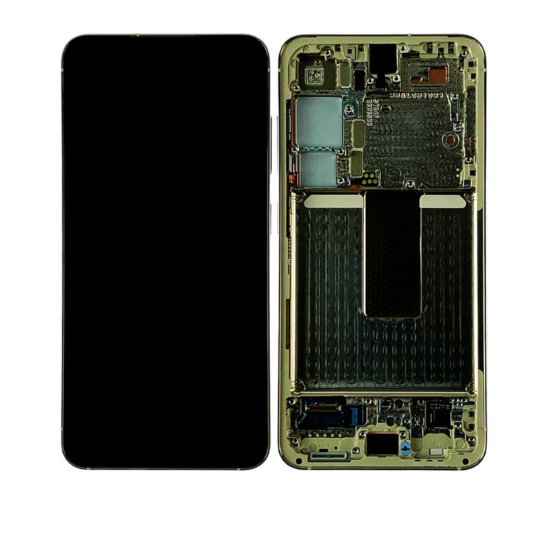 Samsung Galaxy S23 5G OLED Screen Assembly Replacement With Frame (Refurbished) (Cream)