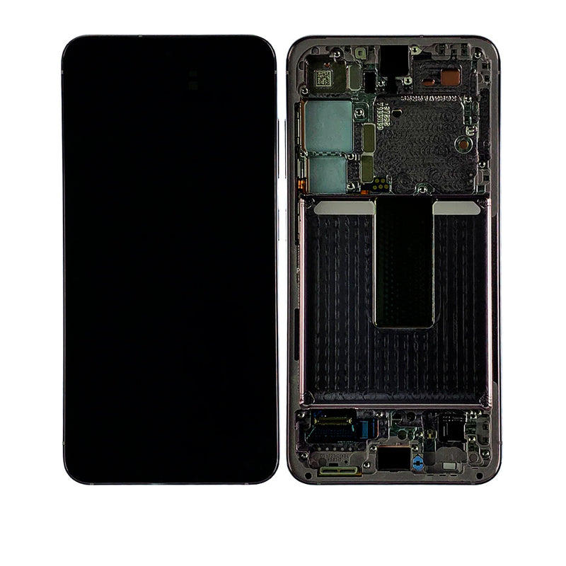 Samsung Galaxy S23 5G OLED Screen Assembly Replacement With Frame (Refurbished) (Lavender)