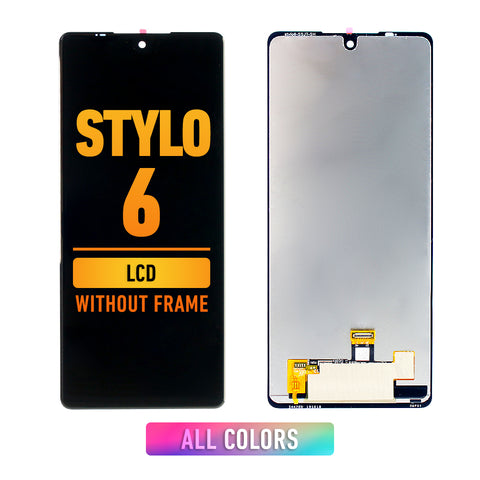 LG Stylo 6 / K71 LCD Screen Assembly Replacement Without Frame (All Colors)