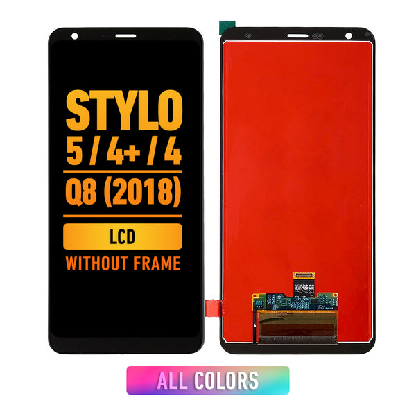 LG Stylo 4 / Stylo 4 Plus / Stylo 5 / Q8 2018 LCD Screen Assembly Replacement Without Frame (All Colors)