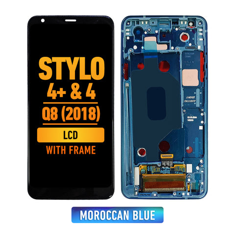 LG Stylo 4 / Stylo 4 Plus LCD Screen Assembly Replacement With Frame (Moroccan Blue)