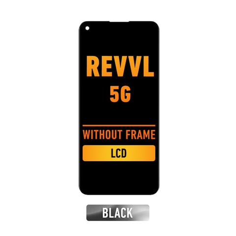 T-Mobile Revvl 5G LCD Screen Assembly Replacement Without Frame (Black)