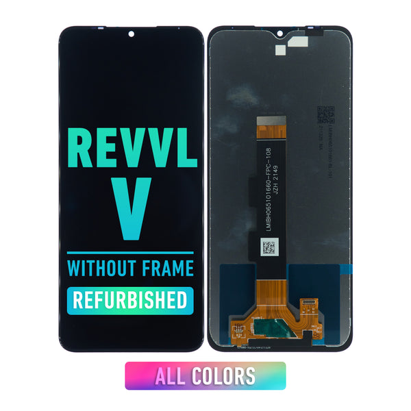 T-Mobile Revvl V LCD Screen Assembly Replacement Without Frame (Refurbished) (All Colors)