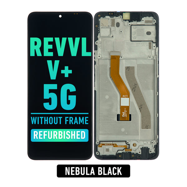 T-Mobile Revvl V+ 5G LCD Screen Assembly Replacement With Frame (Refurbished)