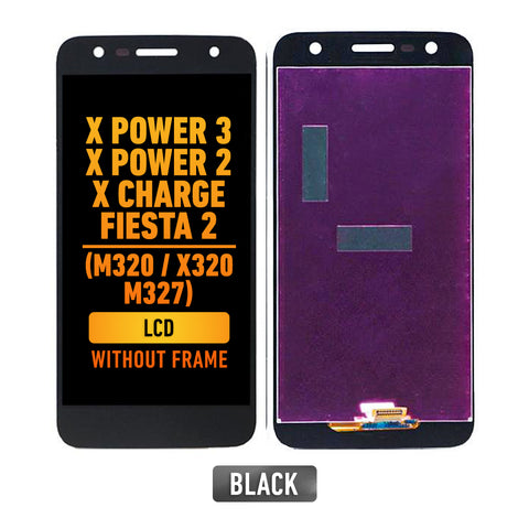 LG X Power 3 / 2 / X Charge / Fiesta 2 (M320 / X320 / M327) LCD Screen Assembly Replacement Without Frame (Black)