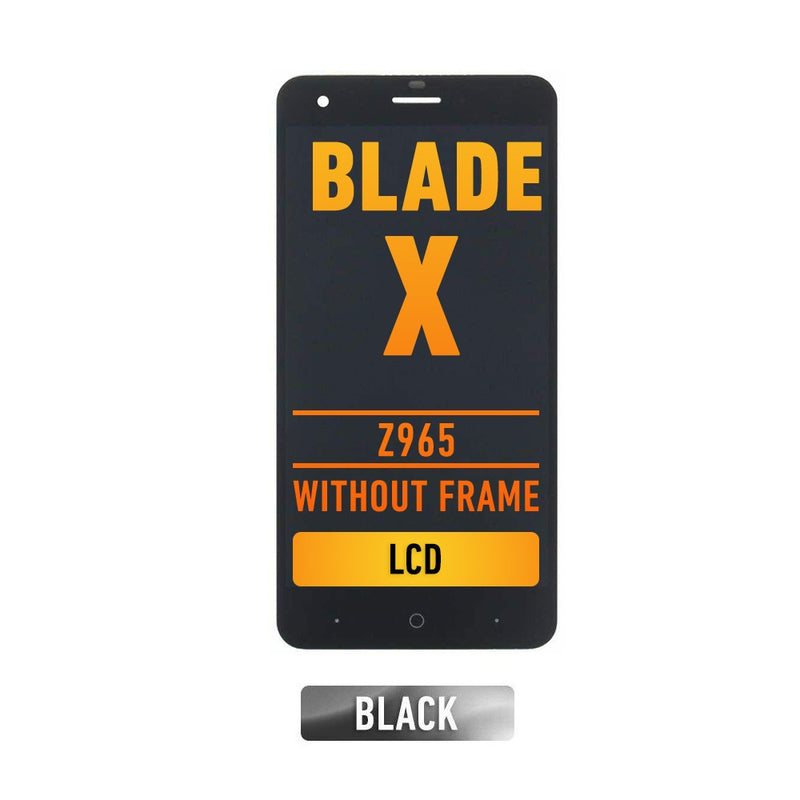 ZTE Blade X (Z965) LCD Screen Assembly Replacement Without Frame (Black)