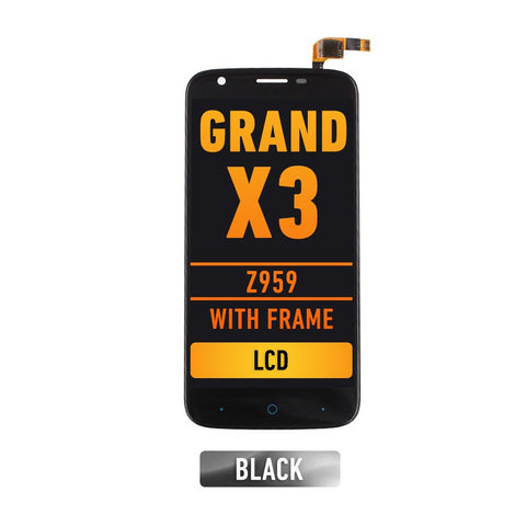ZTE Grand X3 (Z959) LCD Screen Assembly Replacement (Black)