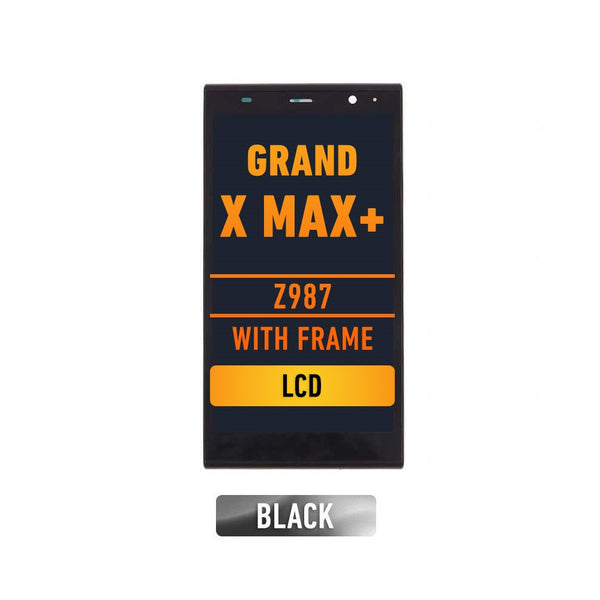 ZTE Grand X Max+ (Z987) LCD Screen Assembly Replacement (Black) (4G LTE)